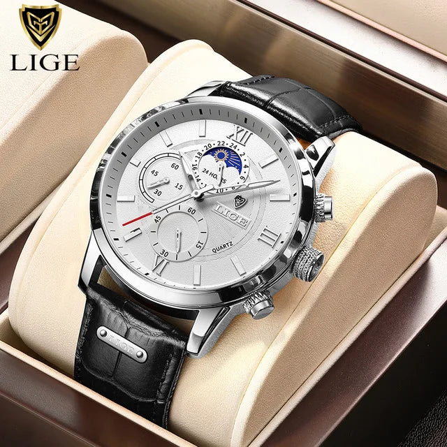 Lige Model Quartz Men's Watch