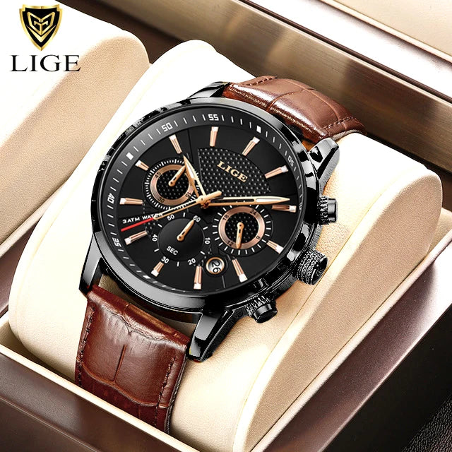 Lige Model Quartz Men's Watch