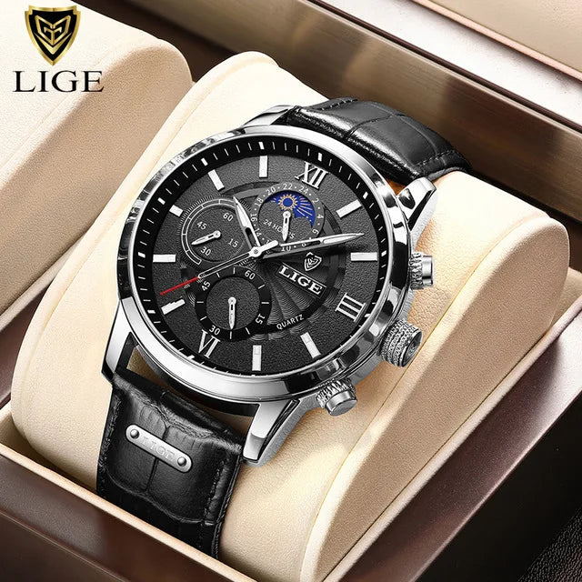 Lige Model Quartz Men's Watch