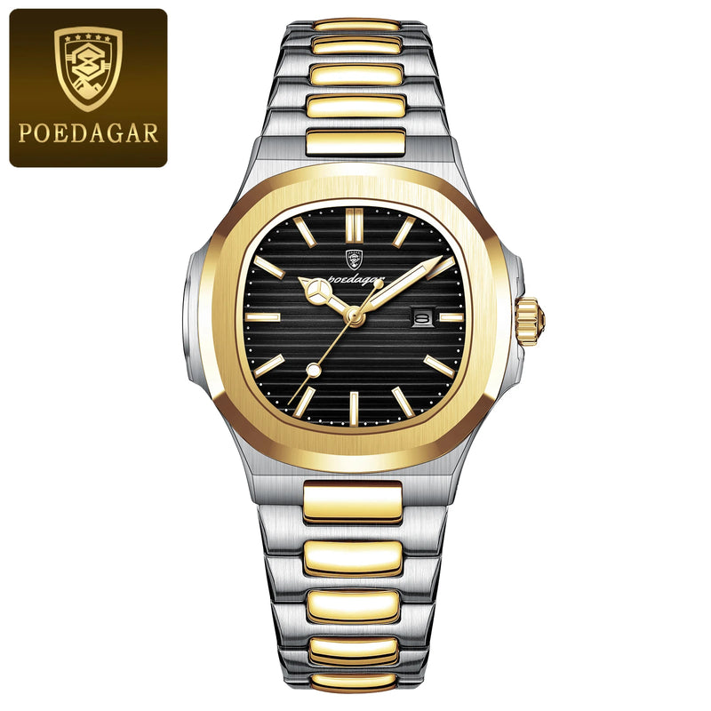 Poedagar Luxury Square Watch